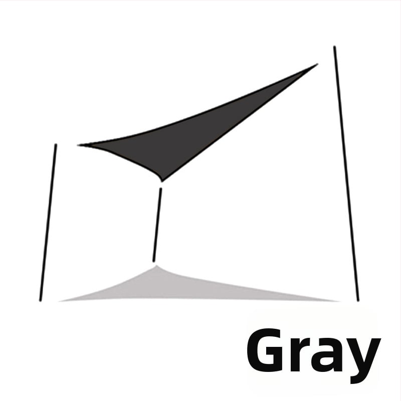 Yazilan kültéri háromszög árnyékoló vászon, vízálló 1