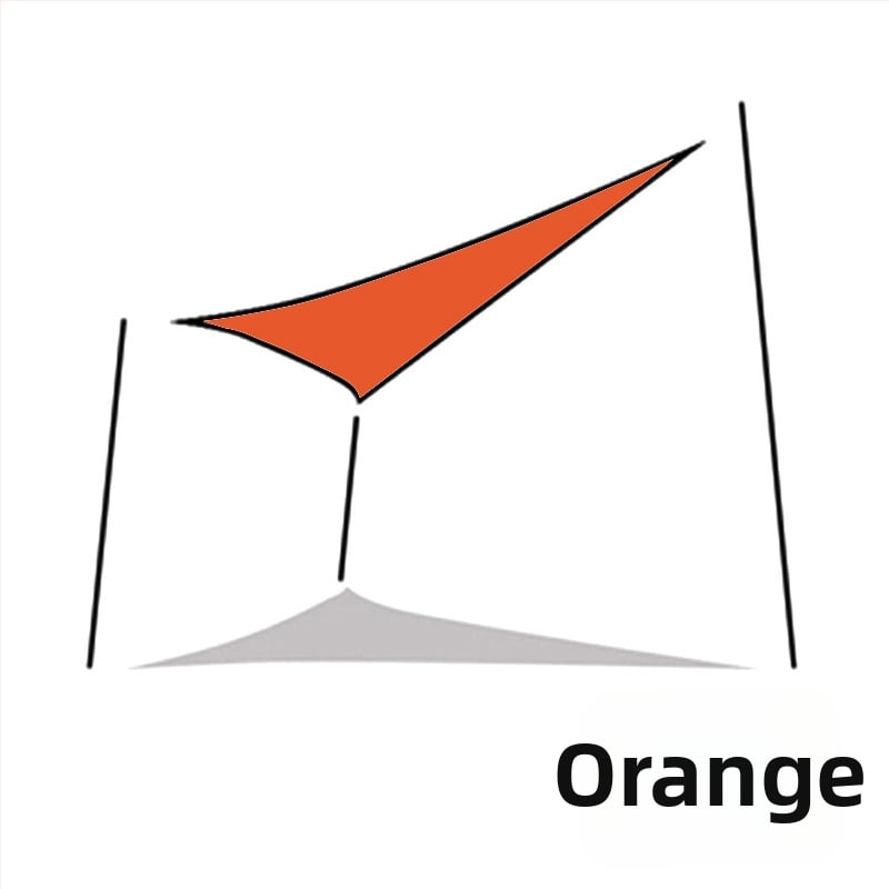 Yazilan kültéri háromszög árnyékoló vászon, vízálló 1