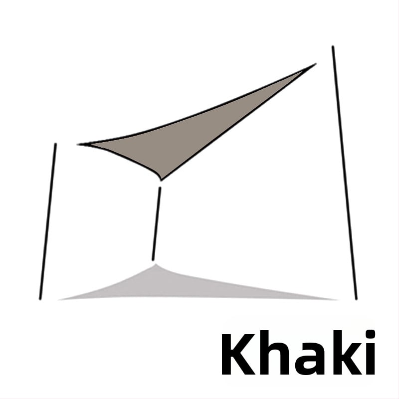 Yazilan kültéri háromszög árnyékoló vászon, vízálló 1