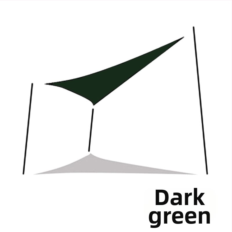 Yazilan kültéri háromszög árnyékoló vászon, vízálló 1