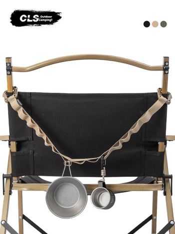 CLS Многофункционален къмпинг ланярд и верижна ключалка за палатка и навес — съхранение на въже и презрамки