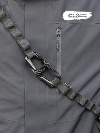 CLS Многофункционален къмпинг ланярд и верижна ключалка за палатка и навес — съхранение на въже и презрамки