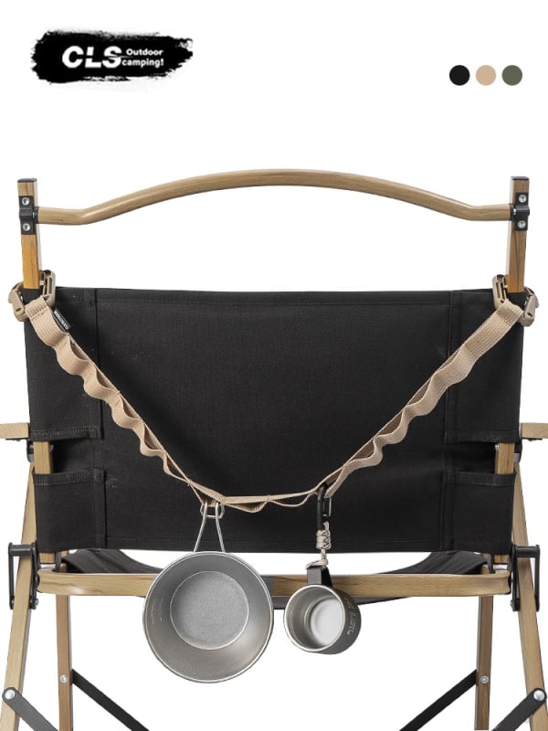 CLS Многофункционален къмпинг ланярд и верижна ключалка за палатка и навес — съхранение на въже и презрамки