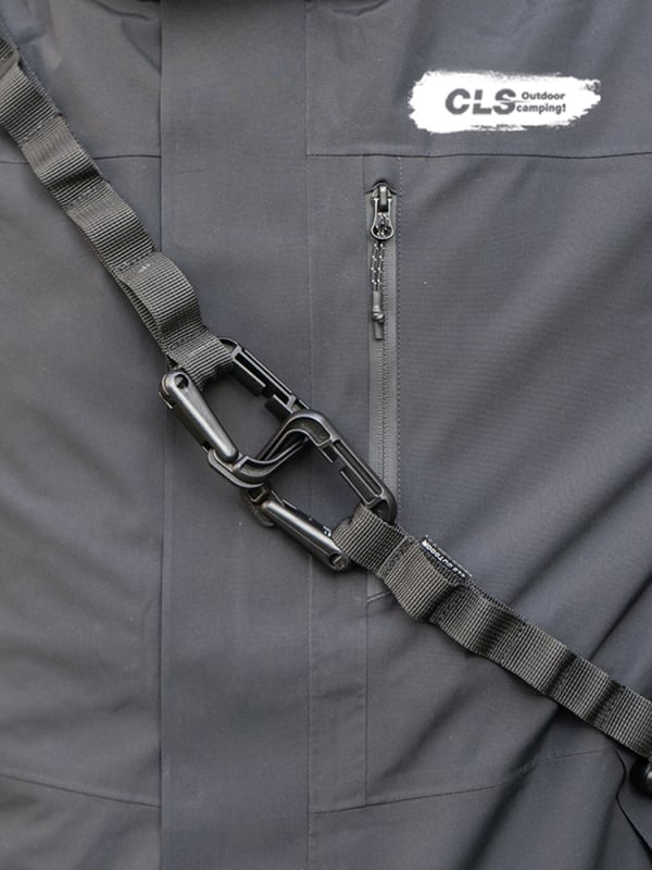 CLS Многофункционален къмпинг ланярд и верижна ключалка за палатка и навес — съхранение на въже и презрамки