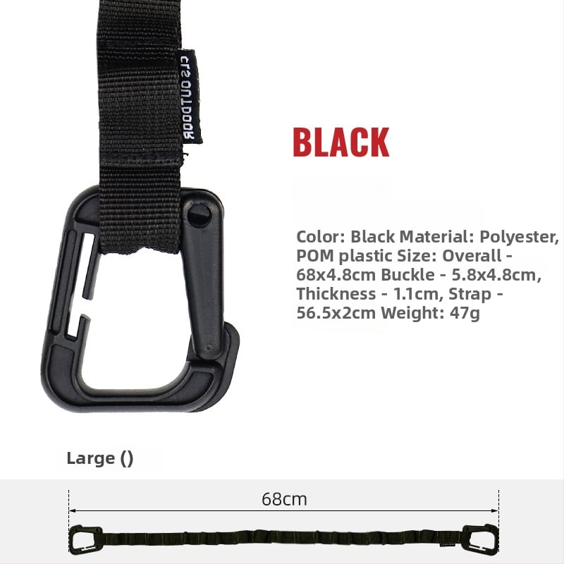 CLS Многофункционален къмпинг ланярд и верижна ключалка за палатка и навес — съхранение на въже и презрамки