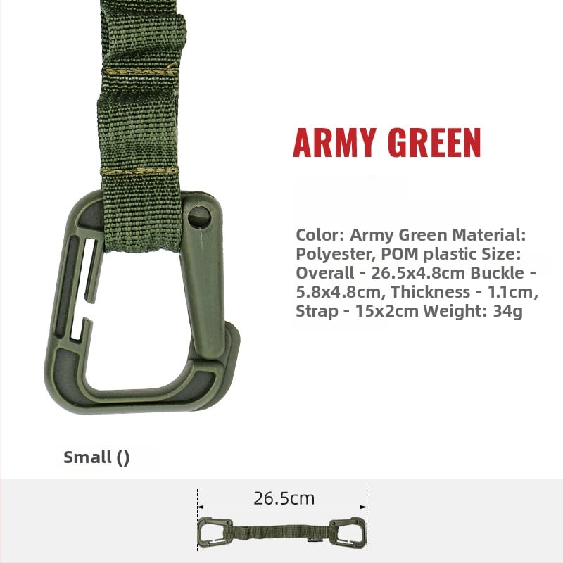 CLS Многофункционален къмпинг ланярд и верижна ключалка за палатка и навес — съхранение на въже и презрамки