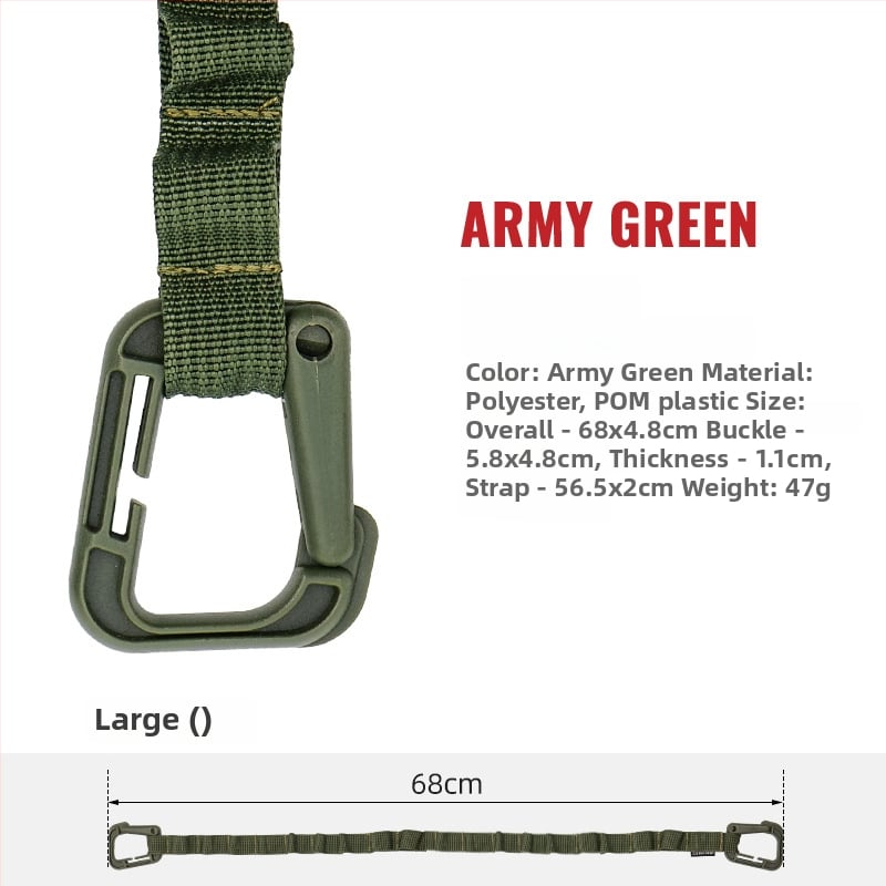 CLS Многофункционален къмпинг ланярд и верижна ключалка за палатка и навес — съхранение на въже и презрамки