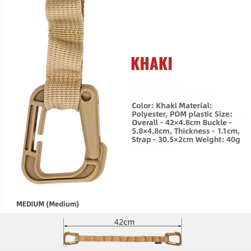 CLS Многофункционален къмпинг ланярд и верижна ключалка за палатка и навес — съхранение на въже и презрамки