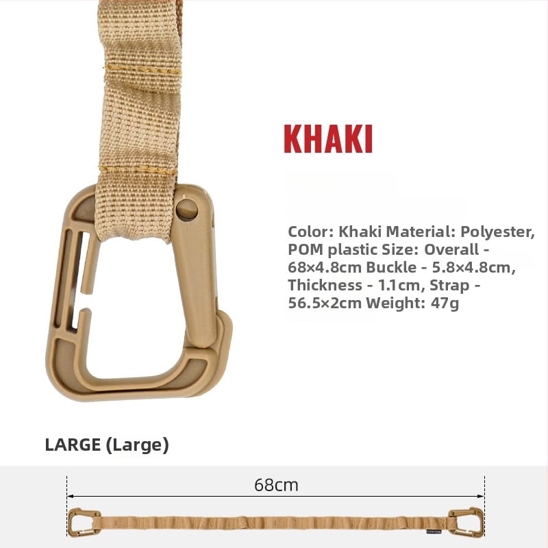 CLS Многофункционален къмпинг ланярд и верижна ключалка за палатка и навес — съхранение на въже и презрамки