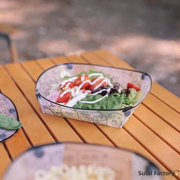 Сгъваем комплект съдове за пътуване: пластмаса; Номер на продукта KPSyG6HY; Чиния/Купа/Чаша