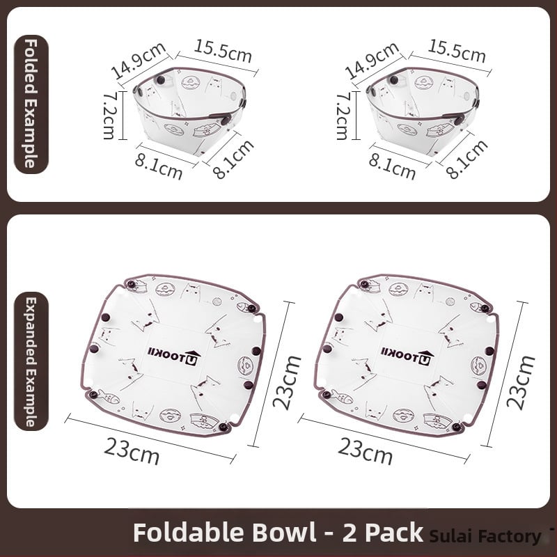 Сгъваем комплект съдове за пътуване: пластмаса; Номер на продукта KPSyG6HY; Чиния/Купа/Чаша