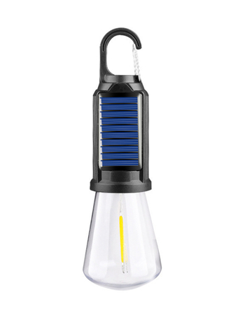 LED kamping lampu, solarno napajanje, 3.7V, 1W, prijenosna, gumb prekidač