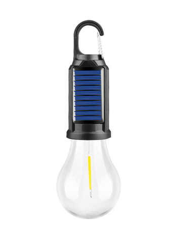 LED kamping lampu, solarno napajanje, 3.7V, 1W, prijenosna, gumb prekidač