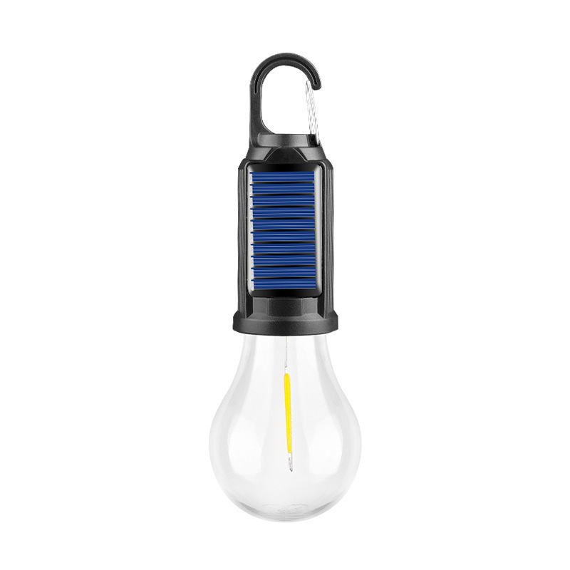 LED kamping lampu, solarno napajanje, 3.7V, 1W, prijenosna, gumb prekidač