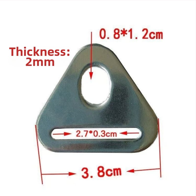Къмпинг аксесоар: закопчалка за шнур на палатка с триъгълна настройка – самозадържаща се