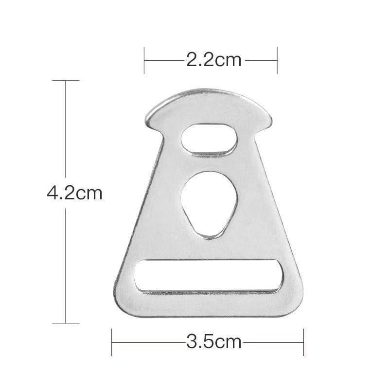 Къмпинг аксесоар: закопчалка за шнур на палатка с триъгълна настройка – самозадържаща се