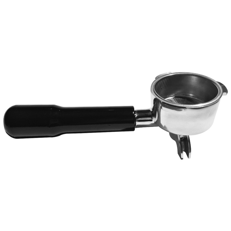 Portafilter bez dna 51mm, za dvije šalice, dvostruki izlaz, univerzalna kompatibilnost, nehrđajući čelik 304