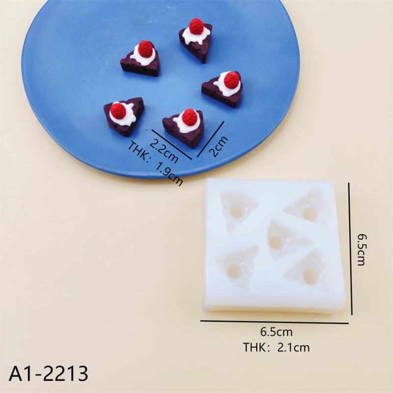 Silikonska forma za mini hrane igračice – za DIY smoluu nakit i pečenje torti