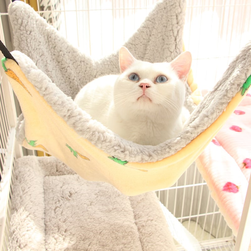 Котешки висящ хамак-гнездо, материал трева, лятна употреба, за котки, гнездо/клетка за домашни любимци
