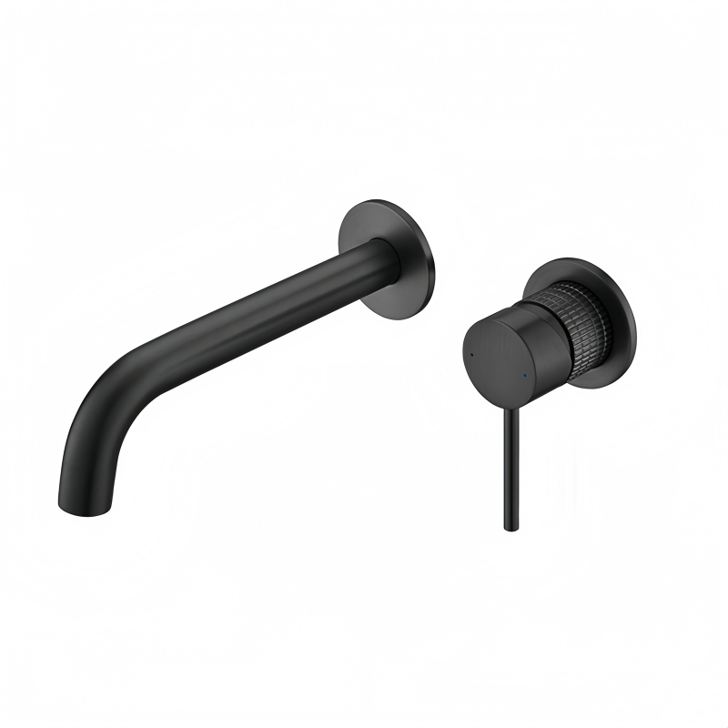 Ugradna slavina za umivaonik – bakreno tijelo, keramički disk ventil, elektroplatirani završetak, dvostruka kontrola tople i hladne vode, model HS