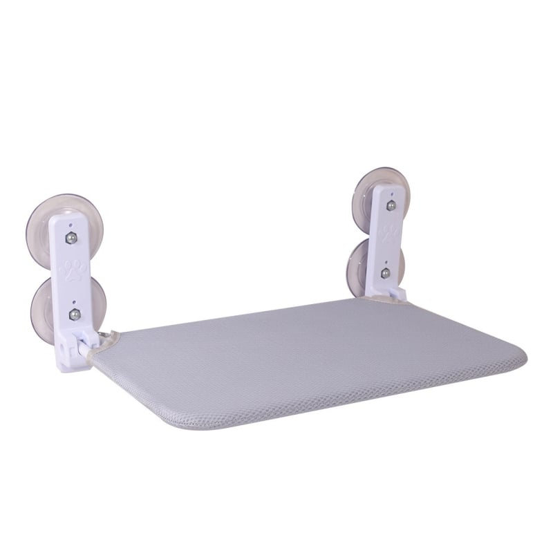 Разгъваем котешки хамак със вакуумно монтиране, дишащ плат, за вътрешна употреба, подходящ за всички сезони