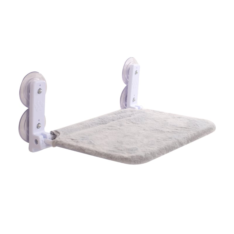 Разгъваем котешки хамак със вакуумно монтиране, дишащ плат, за вътрешна употреба, подходящ за всички сезони