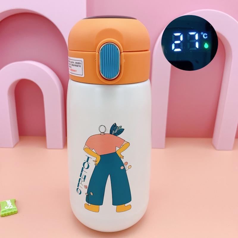 Termos šalica, unutarnji materijal 316 od nehrđajućeg čelika, vanjski omotač 201 od nehrđajućeg čelika, vakuumska izolacija 6–12 sati, prenosna, otporna na padove
