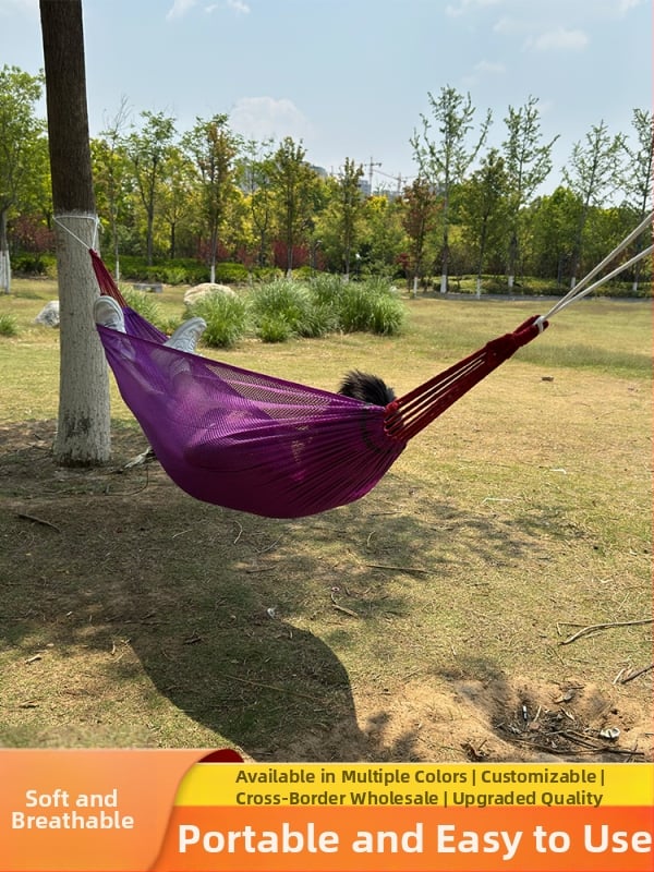 Be good Outdoor Ice Silk Hammock за къмпинг, хамак от найлонова прежда, товар до 150 кг, тегло 250 г, код Ice silk hammock 1-1