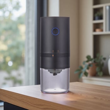 Elektromos kávédaráló KFYMJ-985-1 | Rozsdamentes acél | Egyéni logó nyomtatás | Iroda használatra | Prémium minőség