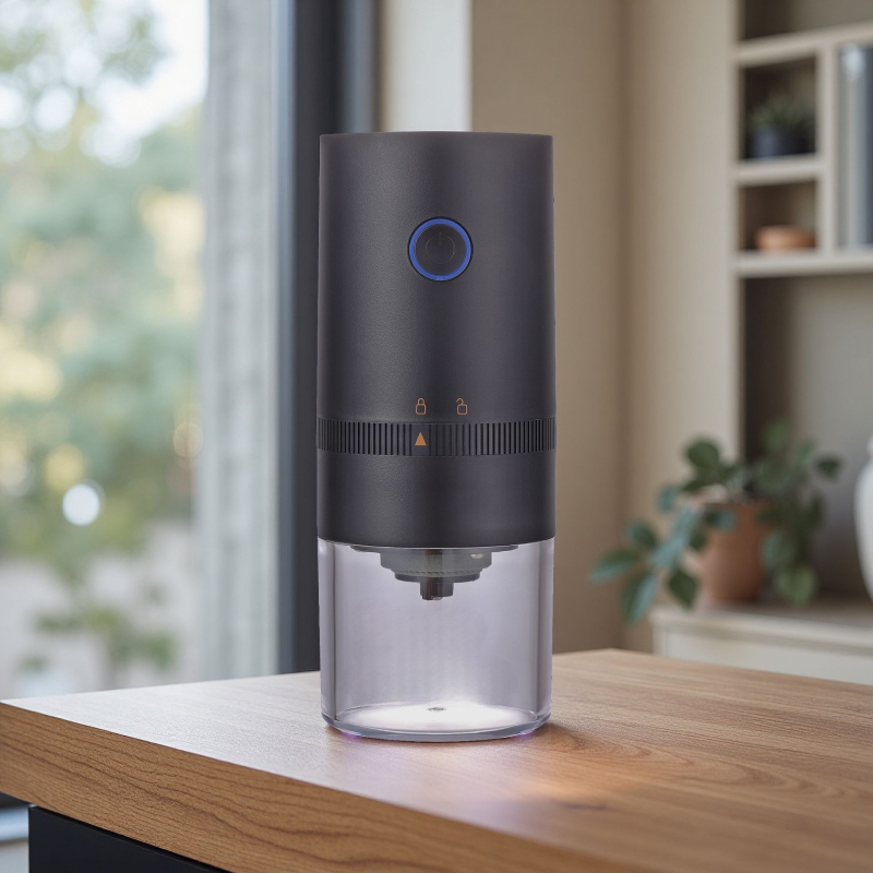 Elektromos kávédaráló KFYMJ-985-1 | Rozsdamentes acél | Egyéni logó nyomtatás | Iroda használatra | Prémium minőség