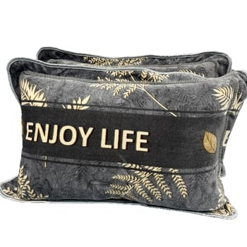 Navlaka za pokrivač od mliječnog velura, dvostrana, podstavljena flisom, veličina 1,8 m × 200 × 230 cm, uzorak biljke i cvijeće