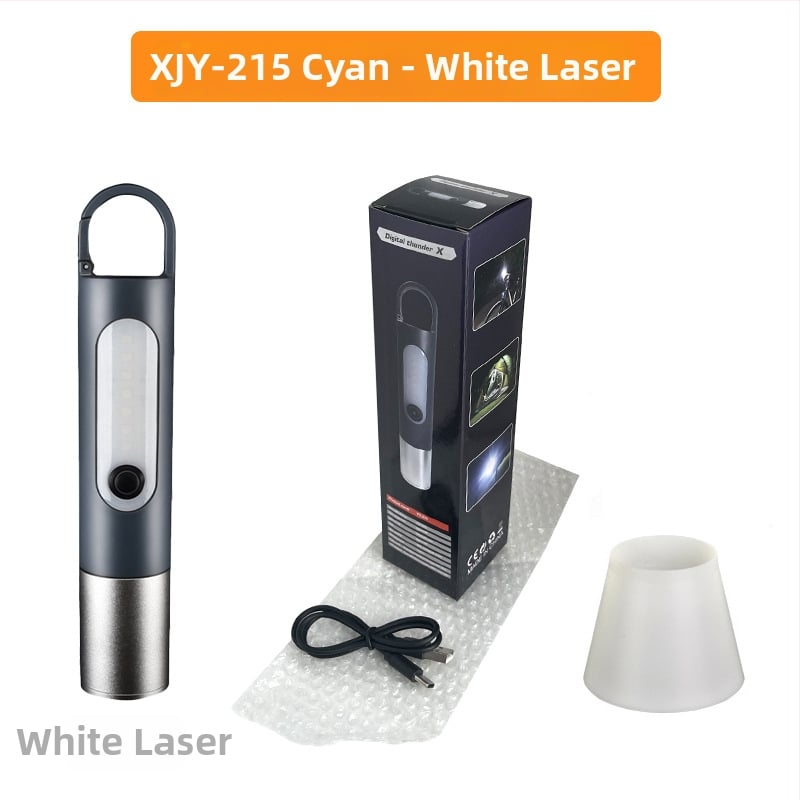 Xin Jiayi lanternă LED reîncărcabilă pentru camping cu lumină laterală COB — corp din aliaj de aluminiu, baterie 1200 mAh, rază >500 m, alimentare manuală