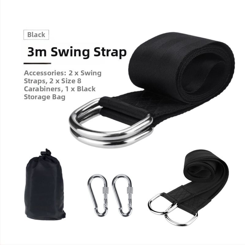 Полиестеров ремък за хамак с подложка, капацитет 300 кг, без скоба, тегло 516 г, лицензирана частна марка