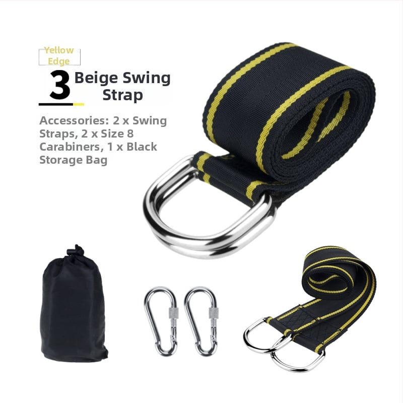 Полиестеров ремък за хамак с подложка, капацитет 300 кг, без скоба, тегло 516 г, лицензирана частна марка