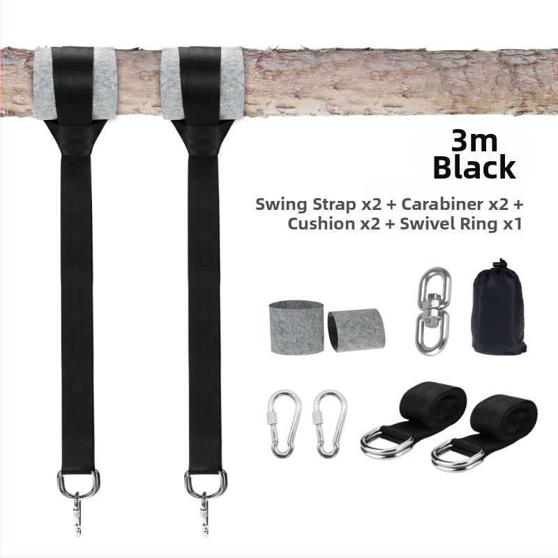 Полиестеров ремък за хамак с подложка, капацитет 300 кг, без скоба, тегло 516 г, лицензирана частна марка