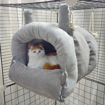 Котешки хамак-гнездо от трева – за котки, гнездо и клетка за домашни любимци