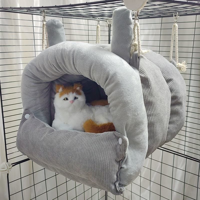 Котешки хамак-гнездо от трева – за котки, гнездо и клетка за домашни любимци