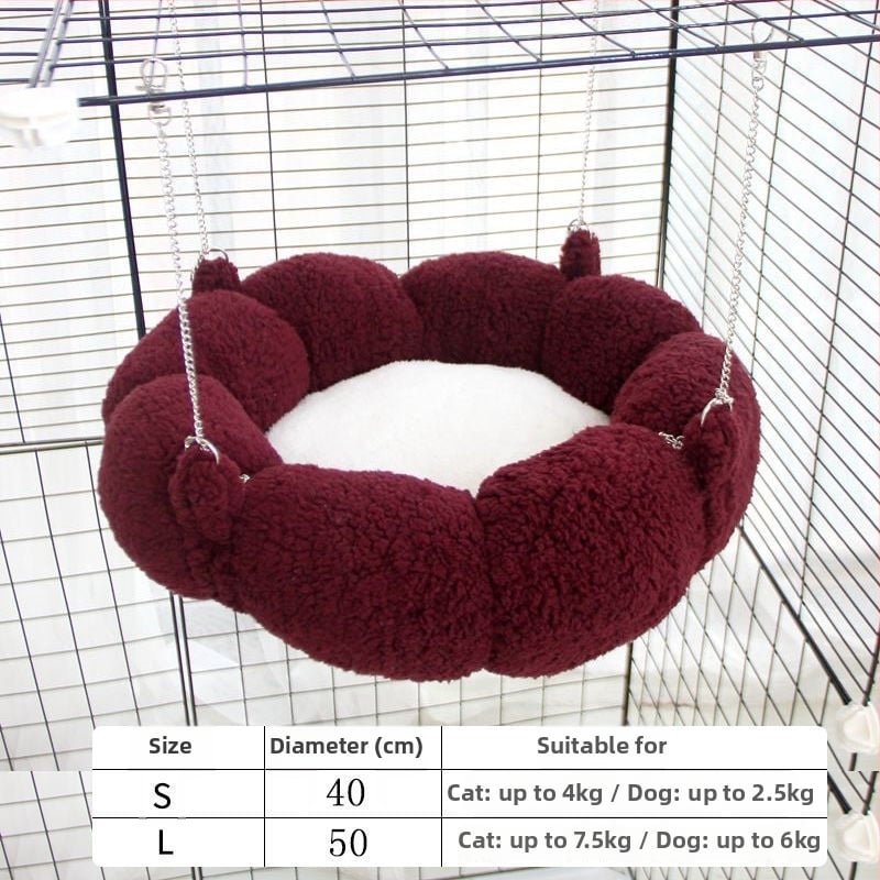 Котешки хамак-гнездо от трева – за котки, гнездо и клетка за домашни любимци