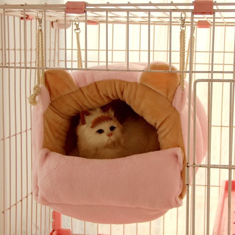 Котешки хамак-гнездо от трева – за котки, гнездо и клетка за домашни любимци