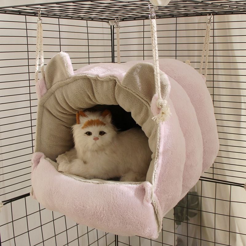 Котешки хамак-гнездо от трева – за котки, гнездо и клетка за домашни любимци