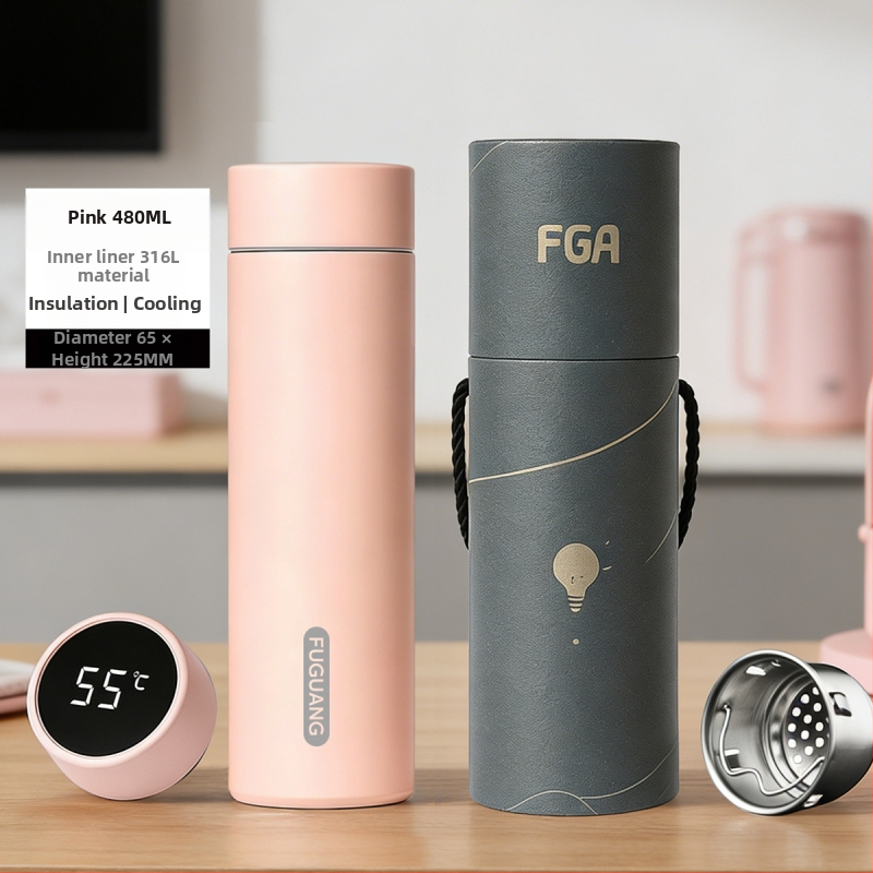 Fuguang termos šalica od 316L nehrđajućeg čelika, velike kapacitete, unisex