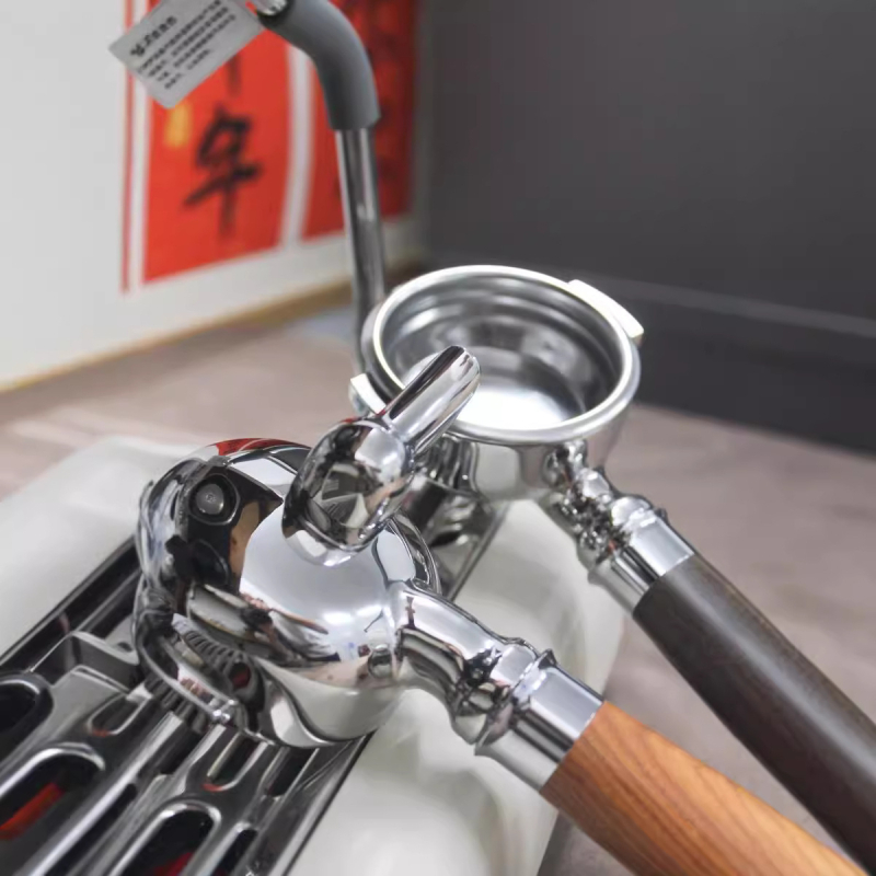 Glava za kuhanje kave s bazom, model 58E61, s jednostrukim i dvostrukim izljevom, polirane površine, kompatibilan s E6 Aibo