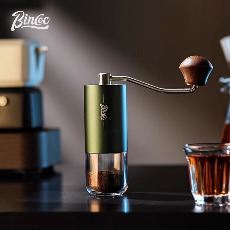 Bin Coo χειροκίνητος μύλος καφέ – φορητός, ελαφριά πολυτελής ρετρό στυλ, λανσαρίστηκε το καλοκαίρι του 2021