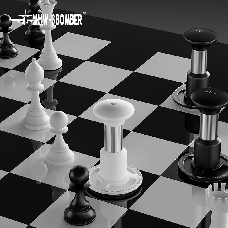 Kávépor prés - MHW-3BOMBER, rozsdamentes acél/alumínium ötvözet, modern egyszerű stílus, egyszerű dizájn