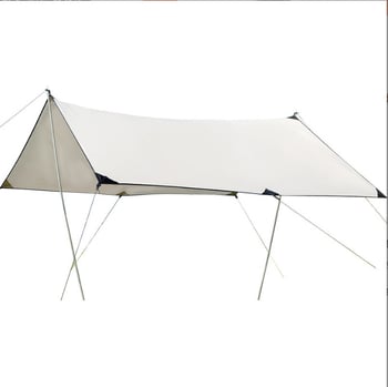 MANTU Pillangó alakú kemping árnyéksátor, Oxford anyag, 2000mm vízálló, üvegszálas váz, kézi összeszerelés
