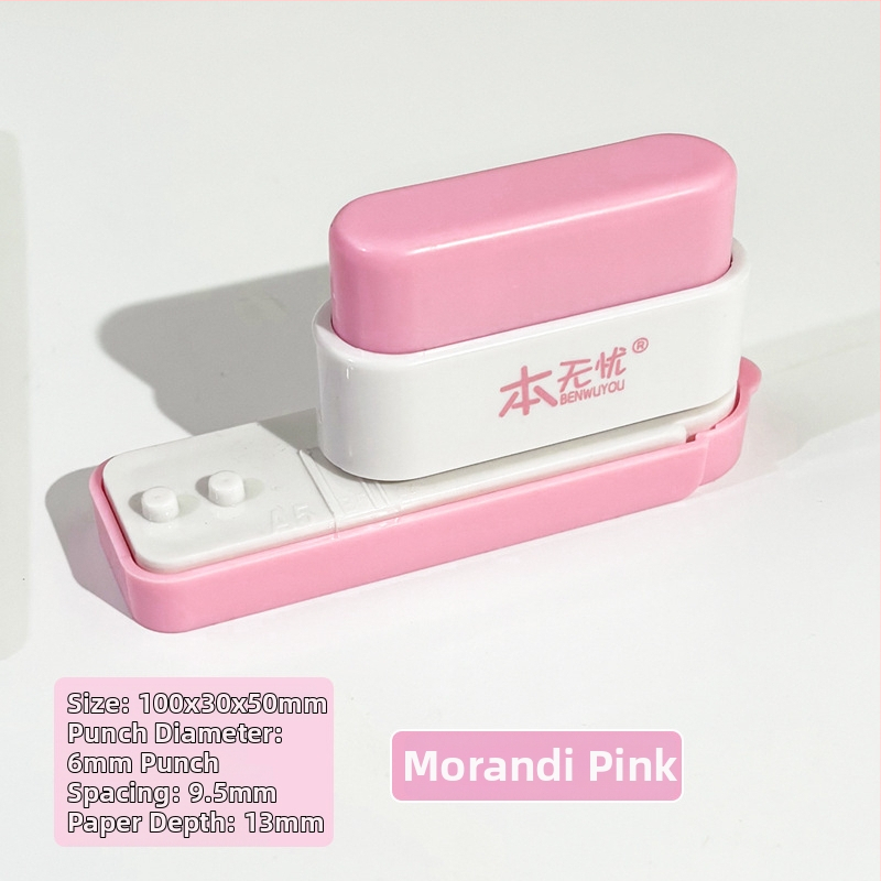 Päťdierový dierovač, ručný, kapacita 5 dier, hrúbka vŕtania 0.01, čistá hmotnosť 150 g