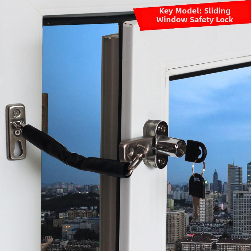 Okenný zámok, model Aqs02, proti krádeži, posuvné okno, ochrana detí