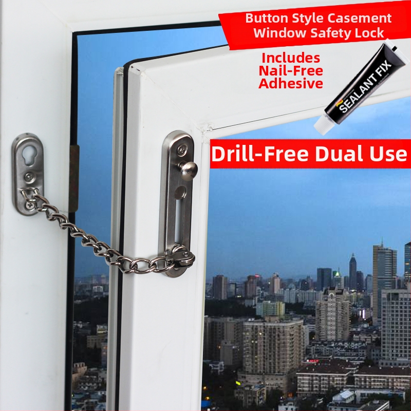 Okenný zámok, model Aqs02, proti krádeži, posuvné okno, ochrana detí