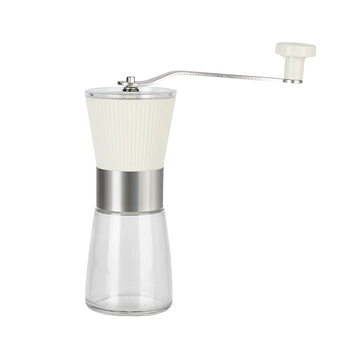 Χειροκίνητος αλεστήρας καφέ για φίλτρο, σώμα από ανοξείδωτο ατσάλι και γυαλί, επιλογή λογότυπου, Kangdu, μοντέλο 2025