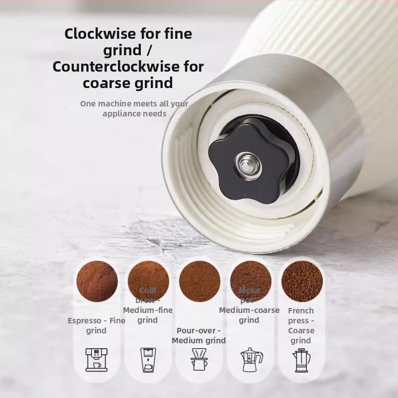 Χειροκίνητος αλεστήρας καφέ για φίλτρο, σώμα από ανοξείδωτο ατσάλι και γυαλί, επιλογή λογότυπου, Kangdu, μοντέλο 2025